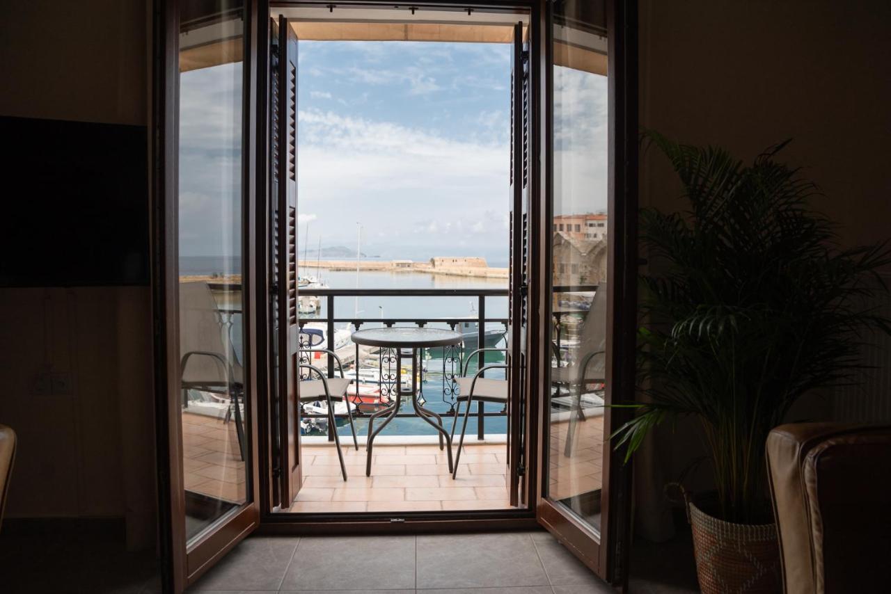 חאניה Destino Home Overlooking The Venetian Port Of Chania מראה חיצוני תמונה