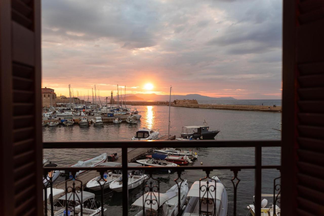 חאניה Destino Home Overlooking The Venetian Port Of Chania מראה חיצוני תמונה