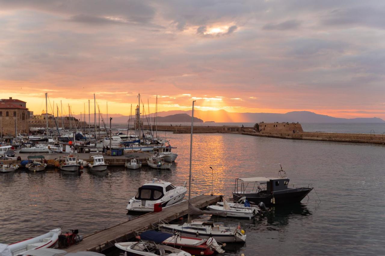 חאניה Destino Home Overlooking The Venetian Port Of Chania מראה חיצוני תמונה