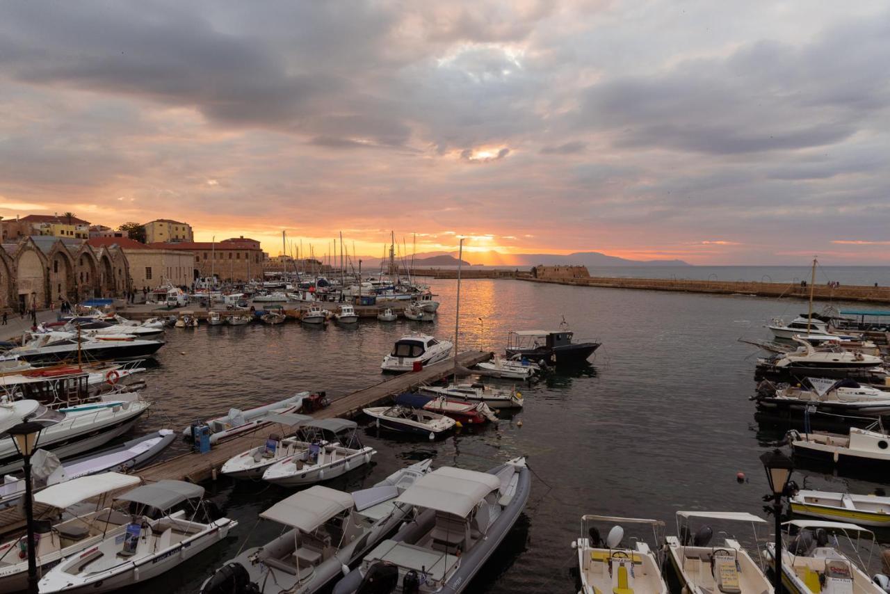 חאניה Destino Home Overlooking The Venetian Port Of Chania מראה חיצוני תמונה