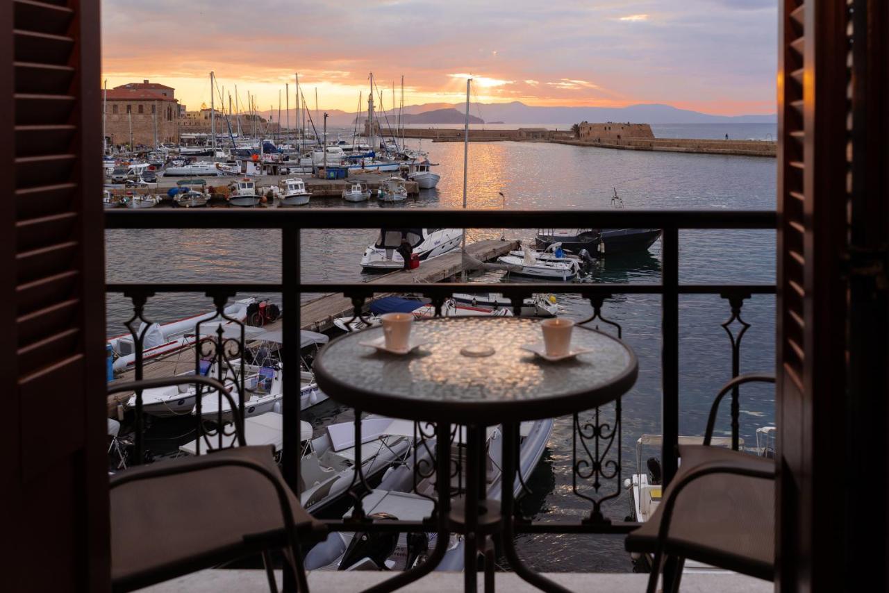 חאניה Destino Home Overlooking The Venetian Port Of Chania מראה חיצוני תמונה