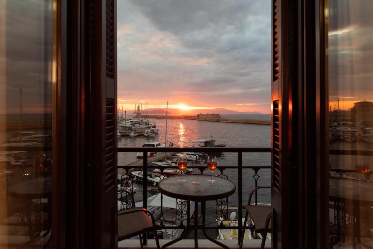 חאניה Destino Home Overlooking The Venetian Port Of Chania מראה חיצוני תמונה