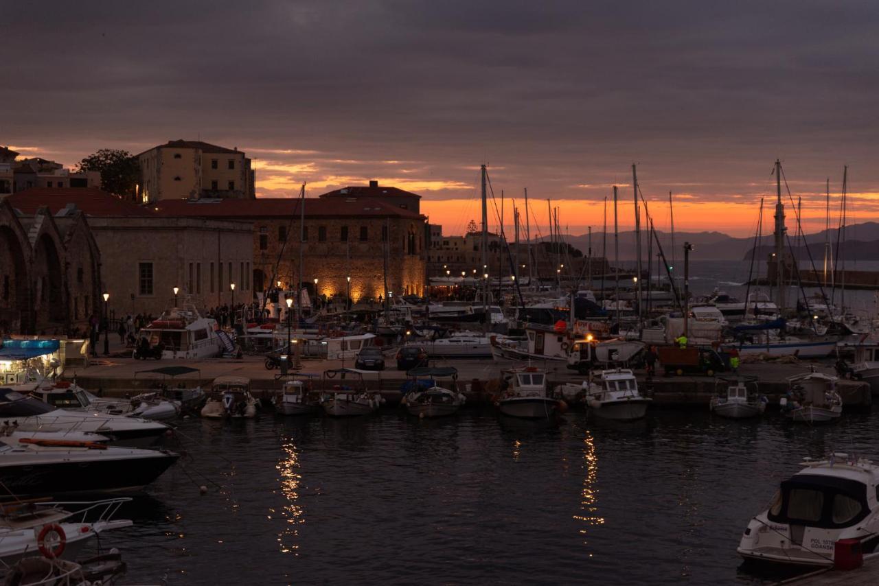 חאניה Destino Home Overlooking The Venetian Port Of Chania מראה חיצוני תמונה