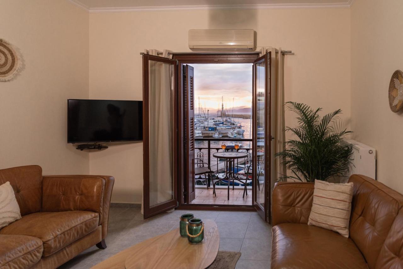 חאניה Destino Home Overlooking The Venetian Port Of Chania מראה חיצוני תמונה