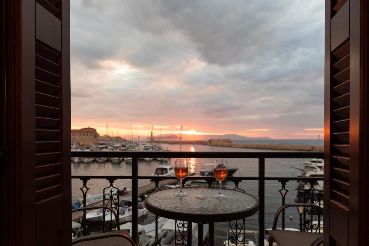 חאניה Destino Home Overlooking The Venetian Port Of Chania מראה חיצוני תמונה