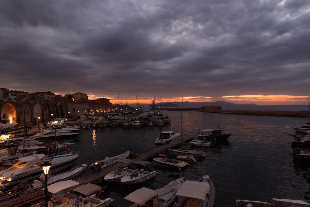 חאניה Destino Home Overlooking The Venetian Port Of Chania מראה חיצוני תמונה