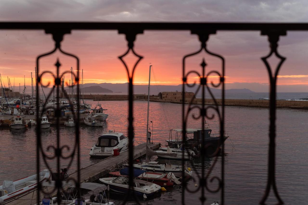 חאניה Destino Home Overlooking The Venetian Port Of Chania מראה חיצוני תמונה